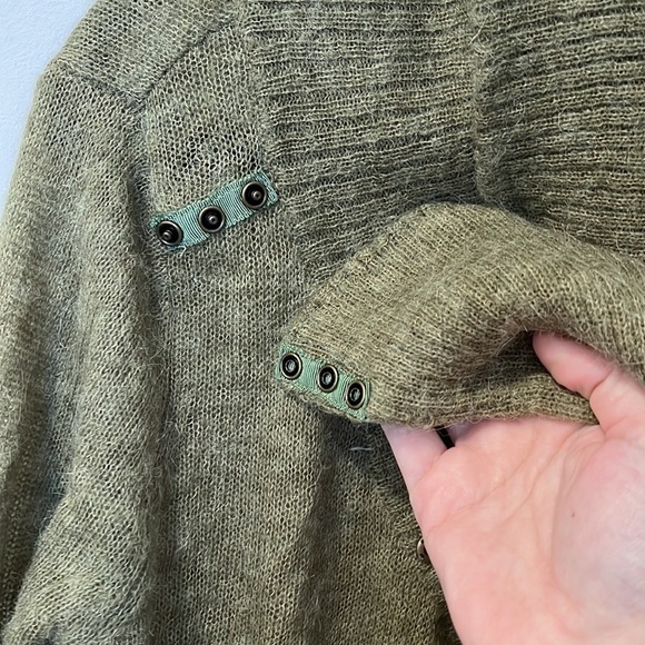 Anthropologie Shae Knit Cowl Neck Sweater Cardigan Size Small - Picture 4 of 8